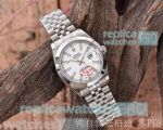 Rolex Datejust White Face Stainless Steel Replica Men's Watch